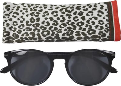 Lilly&June Zonneleesbril Zwart +3 - Met Dierenprint Etui