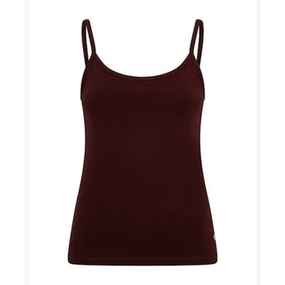 Red Button Singlet srb5140 burgundy