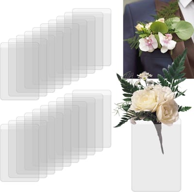 Plastic Hoes - Bloemen Beschermer - Bloemen Presenteren - Transparant PVC - 20 Stuks - Doorzichtig