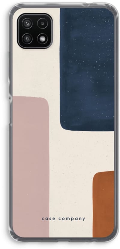 Case Company® - Hoesje geschikt voor Samsung Galaxy A22 5G hoesje - Geo #5 - Soft Cover Telefoonhoesje - Bescherming aan alle Kanten en Schermrand