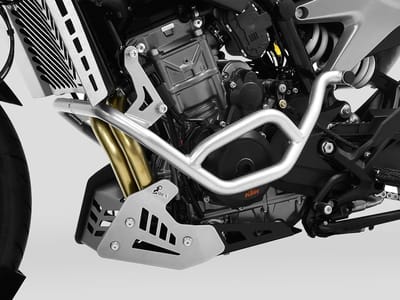 Valbeugel Motor - Valbeugel Veiligheidsbeugel - Motor Beschermen - Optimale Frame Bescherming - 1 Set - Zilver