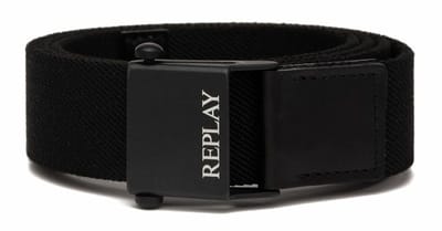 REPLAY Riem Belt W90 Black Zwart