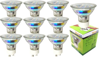 Trango Set van 10 - 3-niveaus dimbare GU1015SD*10 LED GU10 lamp 5 Watt 3000K Warm Wit, Inbouwspots, Plafondspots, Inbouwspots, Plafondlampen, Plafondlamp