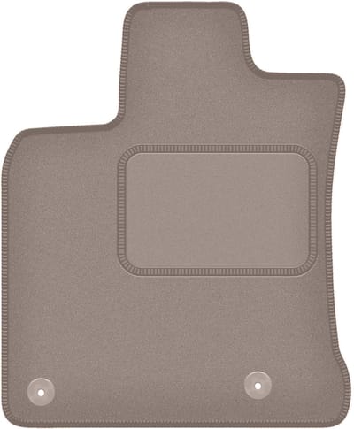 Beige bestuurdersmat voor: Nissan Qashqai I J10 (brede) crossover (2007-2013)