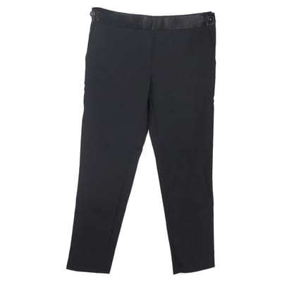 Victoria Beckham rechte broek in zwart polyester