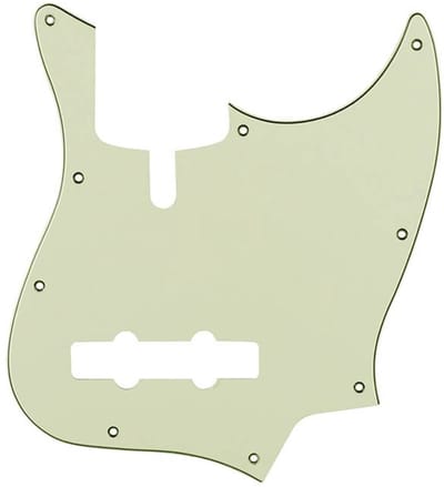 Boston M5V-310-M pickguard, Sire Marcus Miller V-series 5-string, 3 ply, mint green