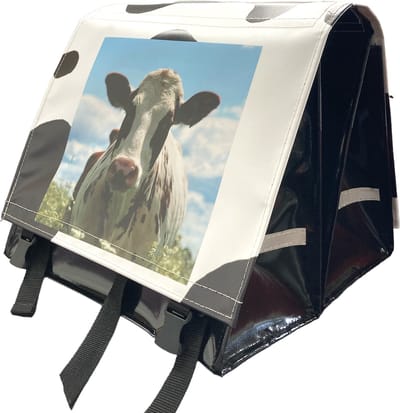 Du Baj large LUXE - Dubbele Fietstas - 45 l - Photo Spotty Cow