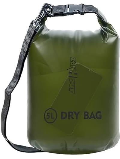 Waterdichte droogzak - Transparante opbergtas met roltop voor Reizen, Zwemmen, Kajakken, Kamperen en Vissen - Beschikbaar in 2L, 5L, 10L en 20L