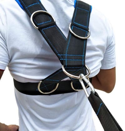 Dailygoods- Weerstandsharnasband multifunctioneel - Trainingsharnas - Schouderharnas - Nylon - Gedempte schouderbanden - Flexibele trainingsmogelijkheden