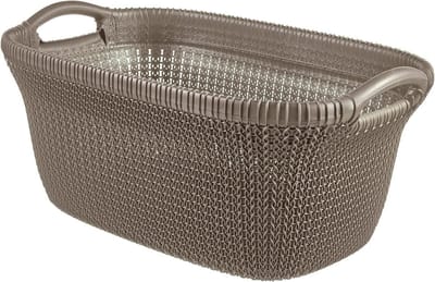 Curver Knit Wasbox - 40 l - Bruin