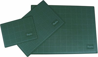Hobby - snijmat - Groen - met geometrische aanduiding - A4 - Handvaardigheid - 30 x 22 cm