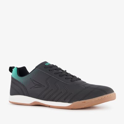 Dutchy Top-Spin heren zaalschoenen zwart blauw - Maat 45 - Uitneembare zool
