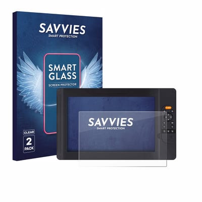 2 Stuks Savvies Screenprotector - geschikt voor Raymarine Element 12 HV - beschermfolie glas transparant
