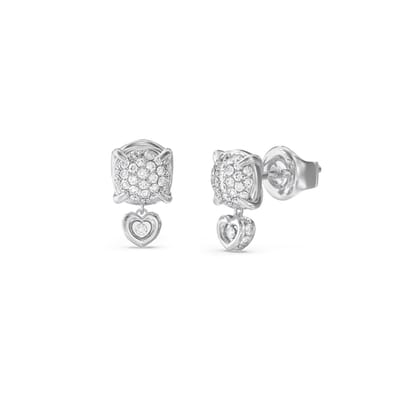 Guess Jewellery JUBE05468JWRHT-U Oorbellen Zilverkleurig