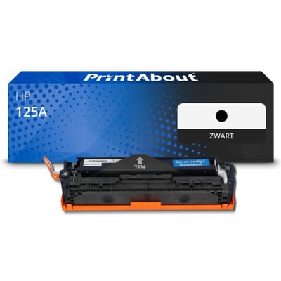 PrintAbout huismerk Toner 125A (CB540A) Zwart Geschikt voor HP