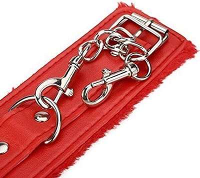SM Handboeien - PU-Lederen - SM Pluche Handboeien - Bondage Sex - Seks Speeltje - Erotisch Speeltjes - Sex Toy - Rood