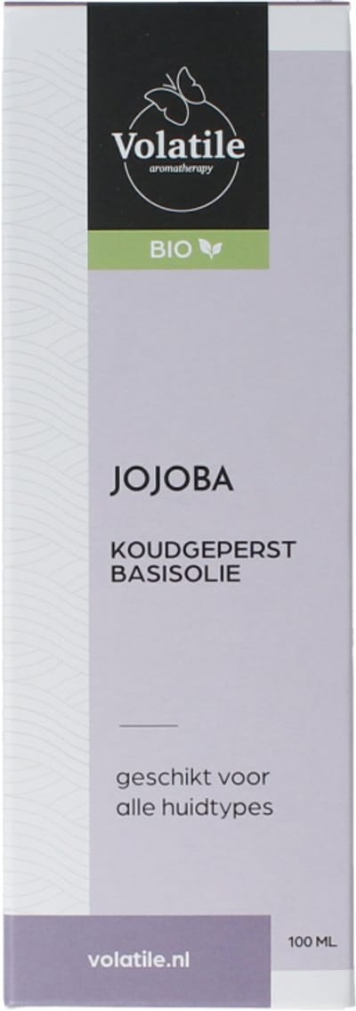 Volatile Jojoba koudgeperst basisolie bio glazen fles 100 Milliliter