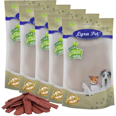 5 kg Lyra Pet® paardenvleesreepjes