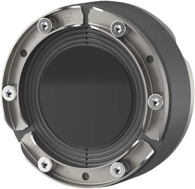 Ringruimteafdichting en muurdoorvoer DN150 - Hydrostatisch waterdicht en radonbestendig - Geschikt voor buizen 70-112 mm