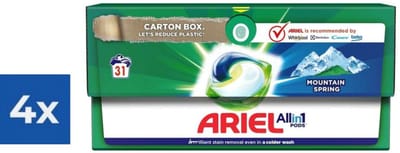 Ariel Pods Allin1 - Mountain Spring - 124 pods voordeelverpakking
