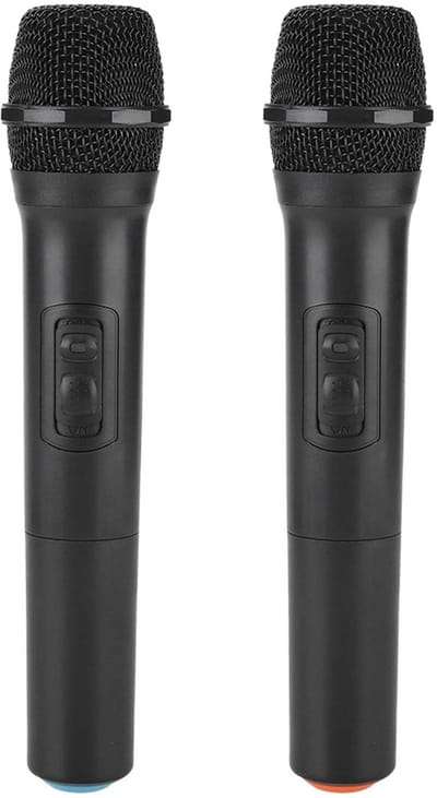 Dailygoods - draadloze handmicrofoon - VHF microfoon voor karaoke - gebruiksvriendelijk - perfect voor vergaderingen - heldere geluidskwaliteit - idea