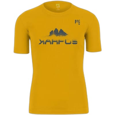 Karpos Loma Evo Print T-shirt Met Korte Mouwen Geel 2XL Man