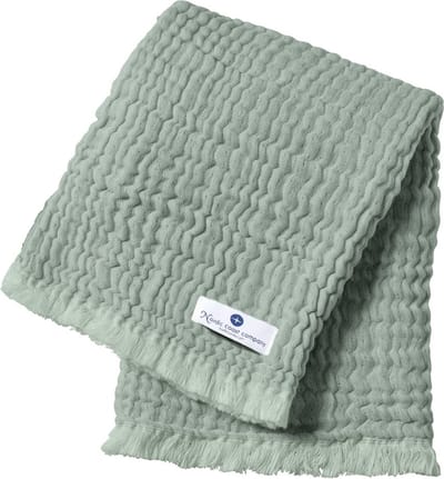 Nordic Coast Company - Mouseline babydeken - Mint - 80x80 cm - kantoen