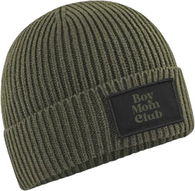 Dames muts - mama cadeau - cadeau voor mama vriendin schoonzus - Boy mom club - Army