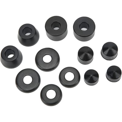 Skateboard Shock Absorber PU Black High Resilience Bracket Shockproof Pad for Longboard