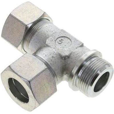 30S & G1-1/4'' Verzinkt Stalen L-Snijringkoppeling Buitendraad 400bar ISO 8434-1