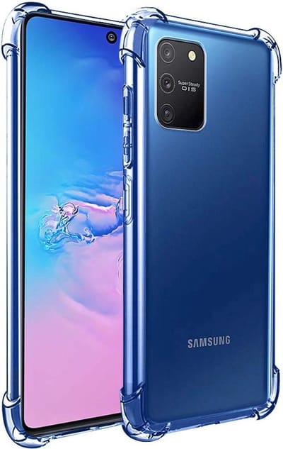 Shockproof Flexibele achterkant Silicone hoesje transparant Geschikt voor: Samsung Galaxy S10E