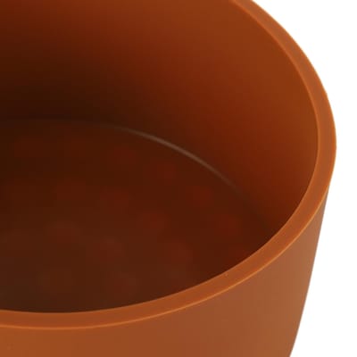 Koffiefilterhouder Lichtgewicht siliconen houder Anti-stof ronde koffiefilterdispenser brown