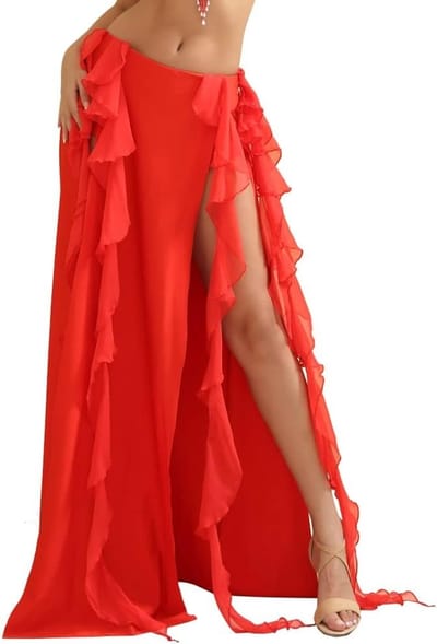 Elegante Lange Buikdansrok voor Vrouwen – Perfecte Oriental Dance Outfit en Buikdans Kostuum