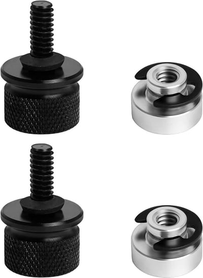 Aluminium Zitplaats Schroeven Set voor Motorfietsen - Zitplaatsschroef Voor Harley - Bevestigingsschroeven - 2 Sets