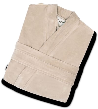Kayori Mori Badjas - Unisex - Biologisch Katoen - Zand - S - Kort