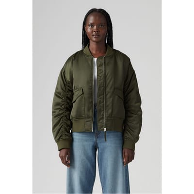 Levi's Andy Tech Jacket Green Taglia: XS | Bomber Outlet | Donna | Verde