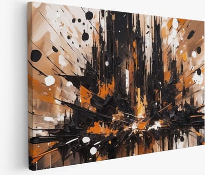 Saammp Muurcirkel Hout - Uil tussen kleurrijke bloemen - Dieren - Ø 80 - Wandcirkel - Wanddecoratie Cirkel - muurdecoratie Woonkamer - Slaapkamer decoratie - Rond Schilderij