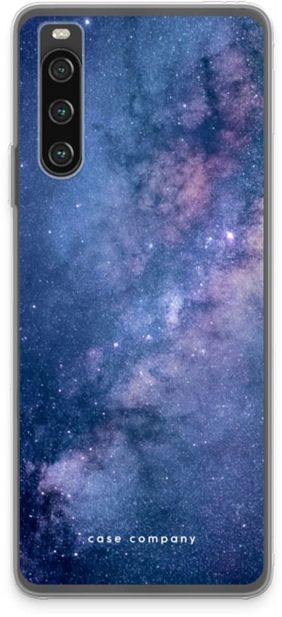 Case Company® - Hoesje geschikt voor Sony Xperia 10 IV hoesje - Nebula - Soft Cover Telefoonhoesje - Bescherming aan alle Kanten en Schermrand