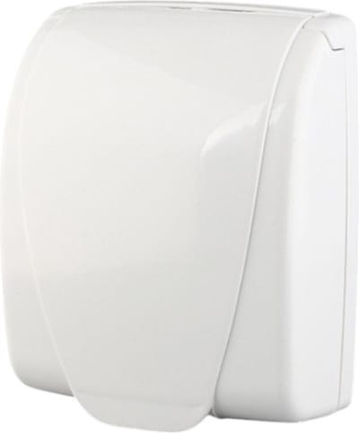 Switch Socket Box - Wit - Weerbestendige stopcontactafdekking - Stopcontactbeschermer - Geschikt voor badkamer keuken toilet