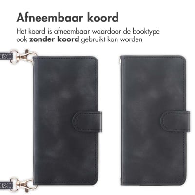 imoshion Hoesje - Geschikt voor Samsung Galaxy A36 - Bookcase met koord - Zwart