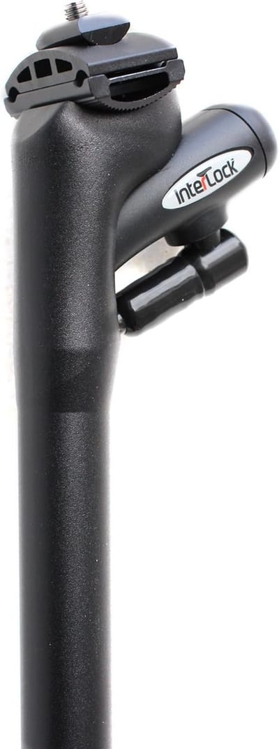 Zadelpen Fiets - Zwart - 25.4 mm Diameter, 300 mm Lengte