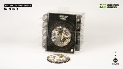 Winter Base Pre-Painted (1x 80mm Round)