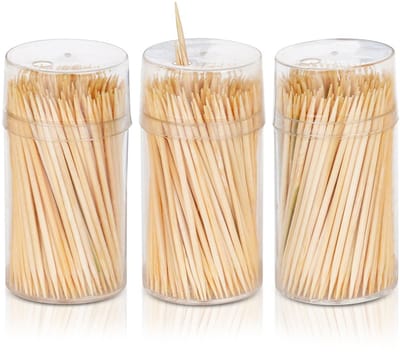 Orion - Bamboe Cocktailprikkers - 6,5 cm - 3x200 stuks