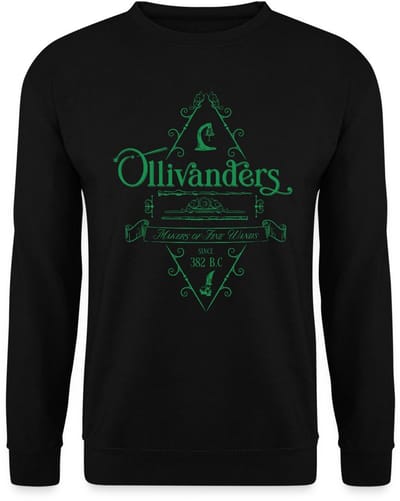 Harry Potter Olivanders Winkel Groen Logo Sweater Heren
