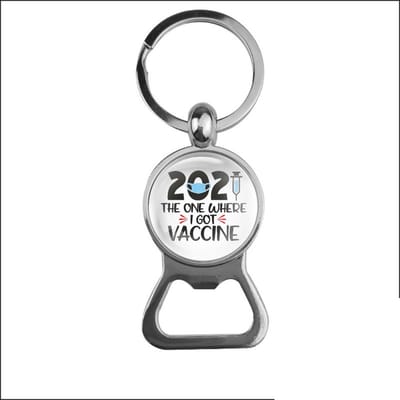 Bieropener Glas - 2021 The One Wheere I Got Vaccine