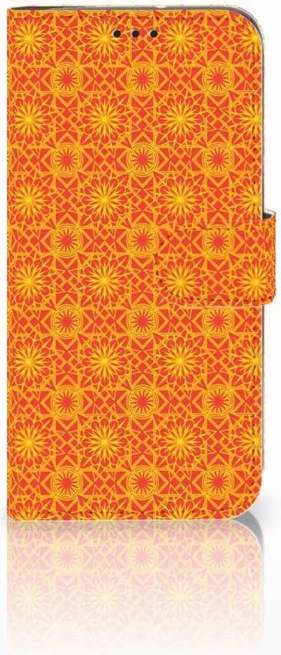 Motorola Moto G7 | G7 Plus Telefoon Hoesje Batik Oranje