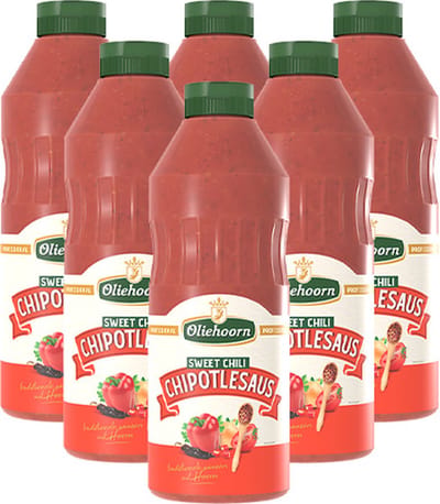Oliehoorn - Sweet Chili Chipotle - 6x 900ml