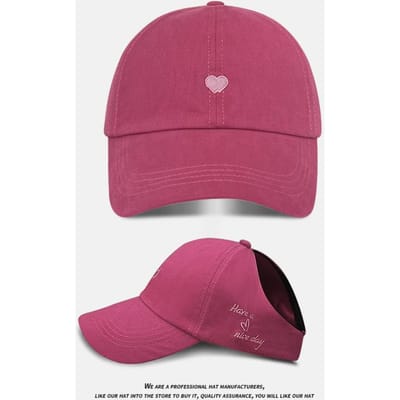 Dames Paardenstaart Baseballpetten Mode Dames Kruislings Rommelige Knot Snapback Pet Outdoor Sporten Verstelbaar Ademend Trucker Petten (Burgundy,Adjustable&Adult (54-60cm)) bordeaux