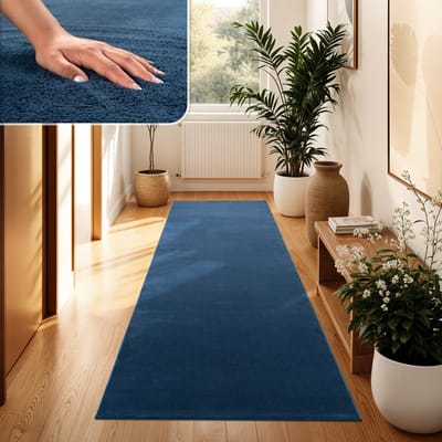 Paco Home Moderne woonkamer tapijt kortpolig wasbaar zacht uni effect bont antislip 60x100 cm