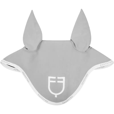 Korte muts van technische stof met logo Equestro